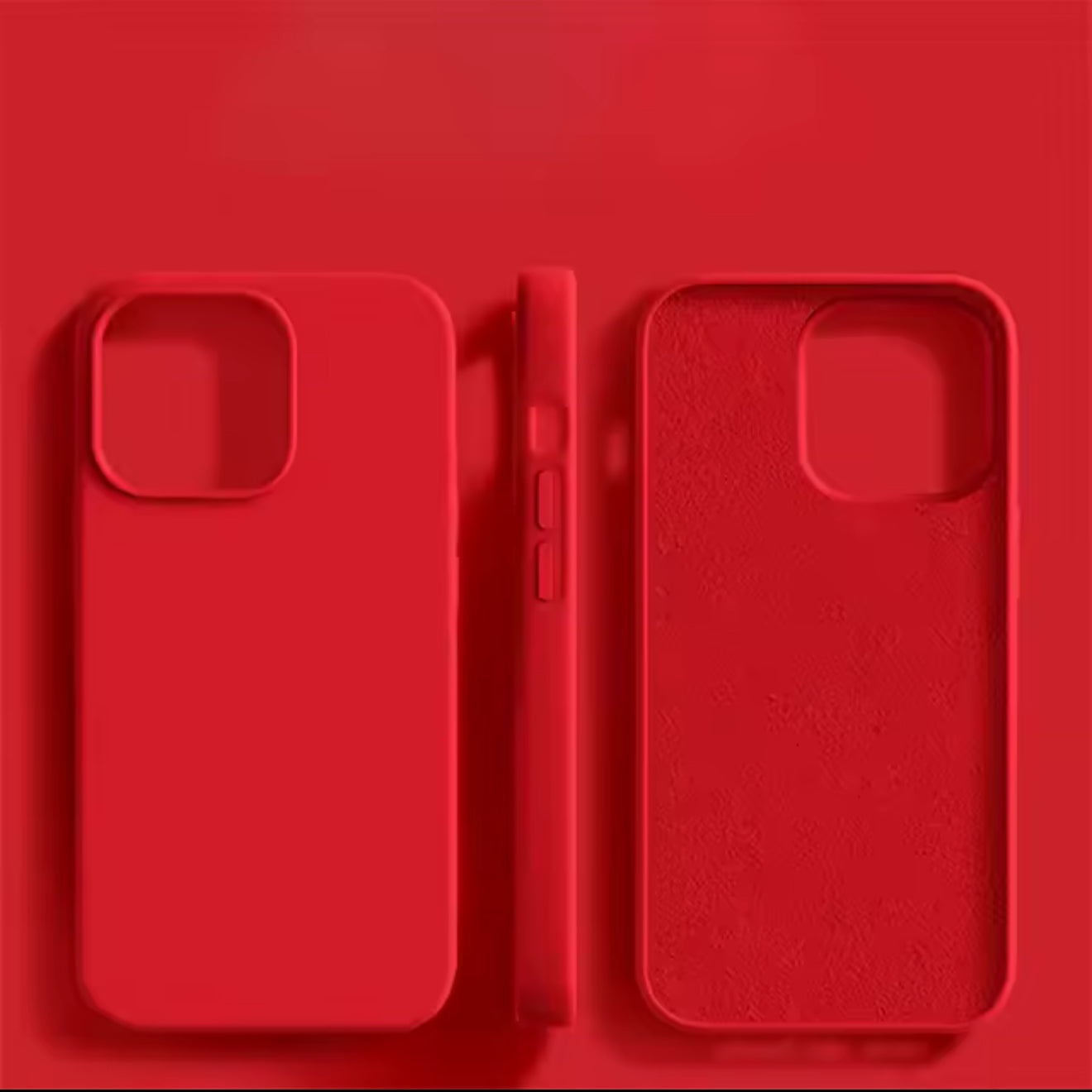 Premium Silikonhülle mit Mikrofaser-Innenfutter – Soft-Touch Case für iPhone