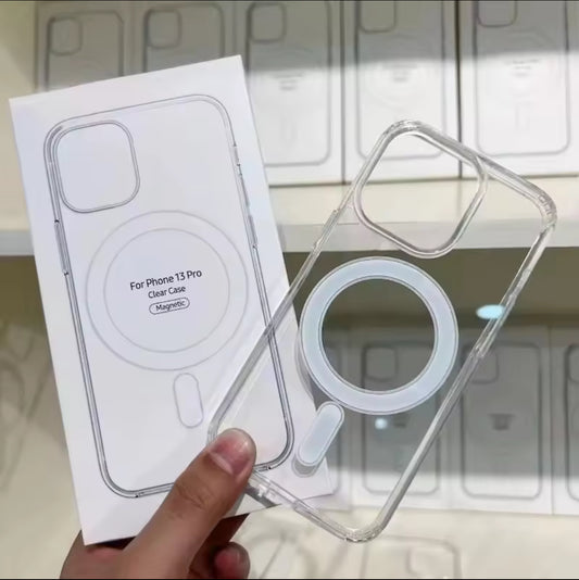 iPhone Hülle transparent mit MagSafe – TPU Silikon Case