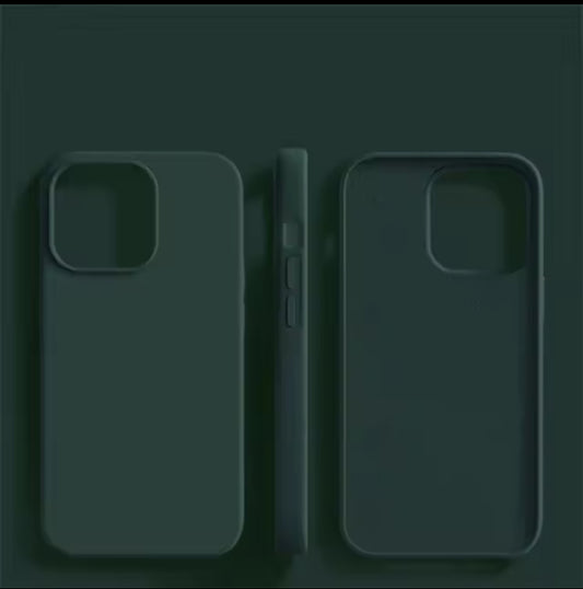 Premium Silikonhülle mit Mikrofaser-Innenfutter – Soft-Touch Case für iPhone