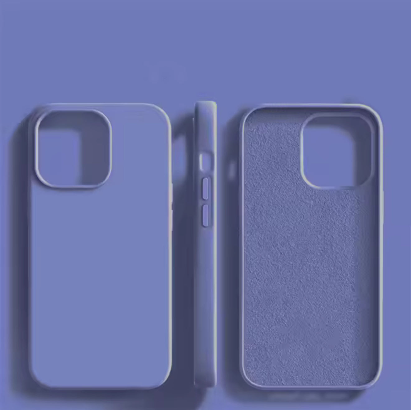 Premium Silikonhülle mit Mikrofaser-Innenfutter – Soft-Touch Case für iPhone