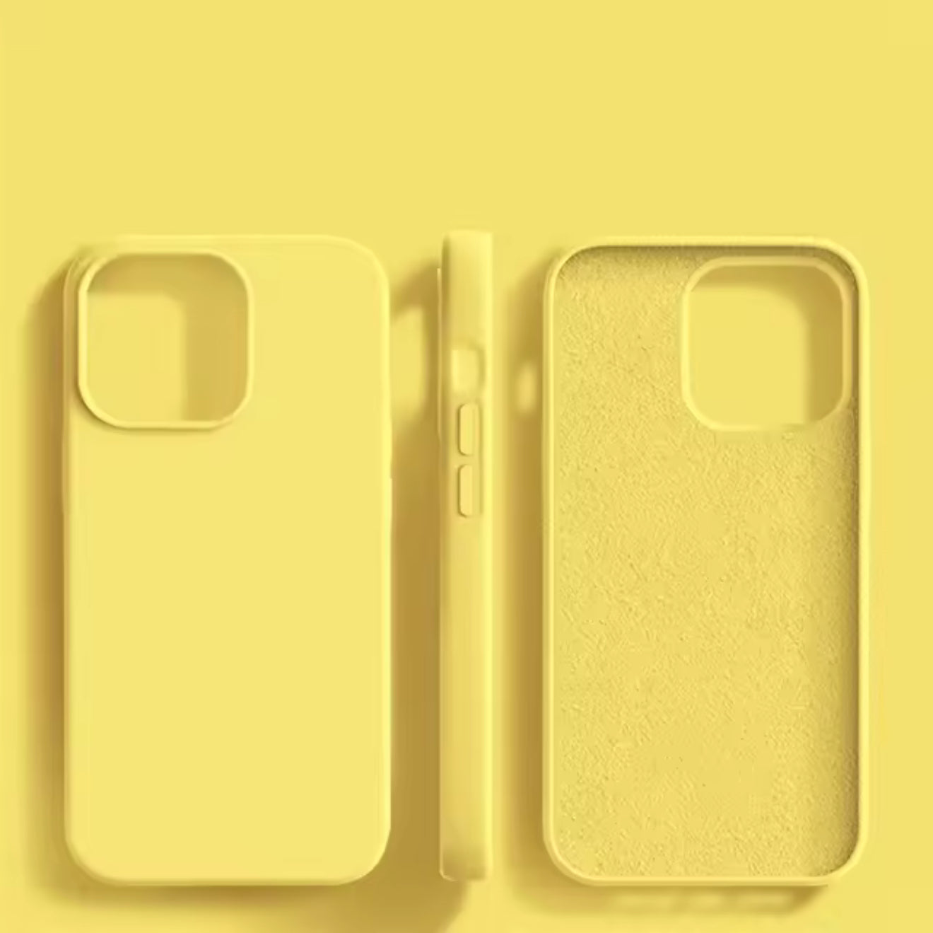 Premium Silikonhülle mit Mikrofaser-Innenfutter – Soft-Touch Case für iPhone