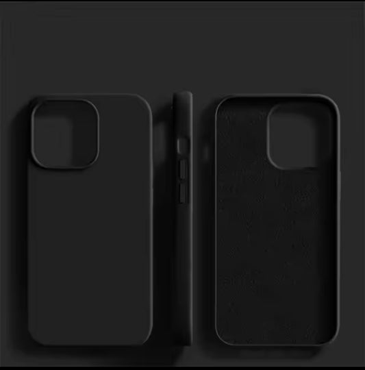 Premium Silikonhülle mit Mikrofaser-Innenfutter – Soft-Touch Case für iPhone